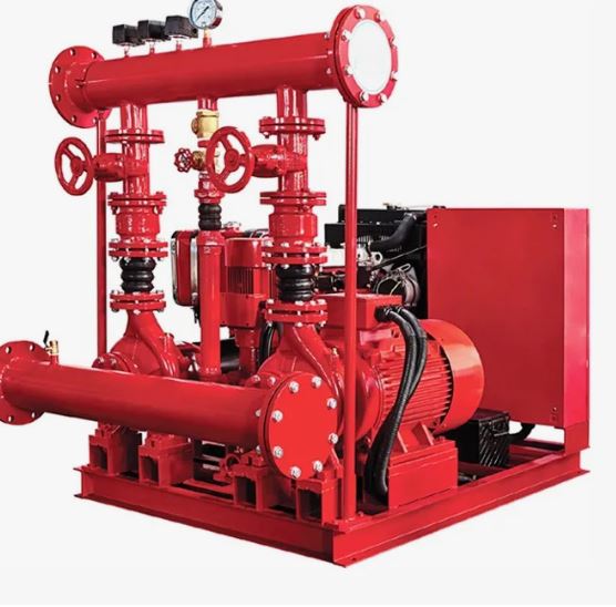 Fire extinguishing pumping stations