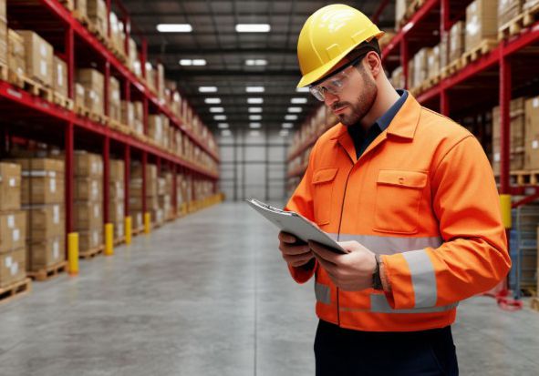 Осмотр складских помещений