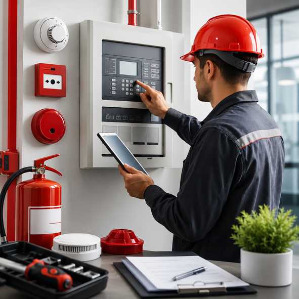 Fire detector installation